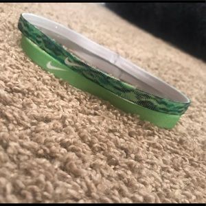 Assorted green headbands
